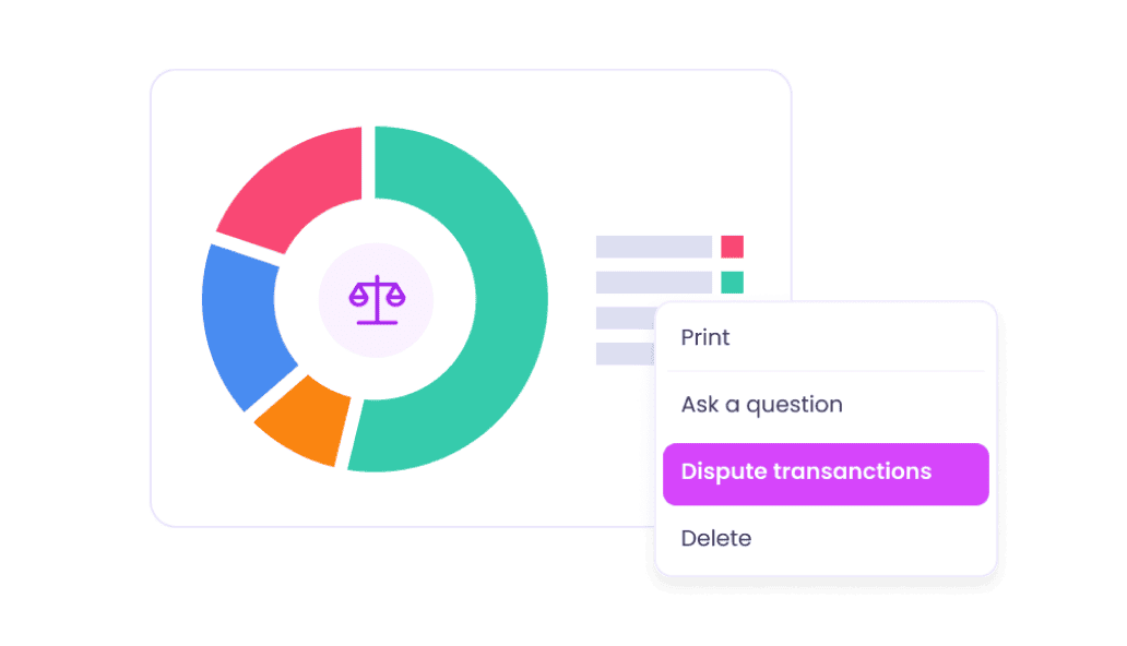 Track Payment & Dispute Center